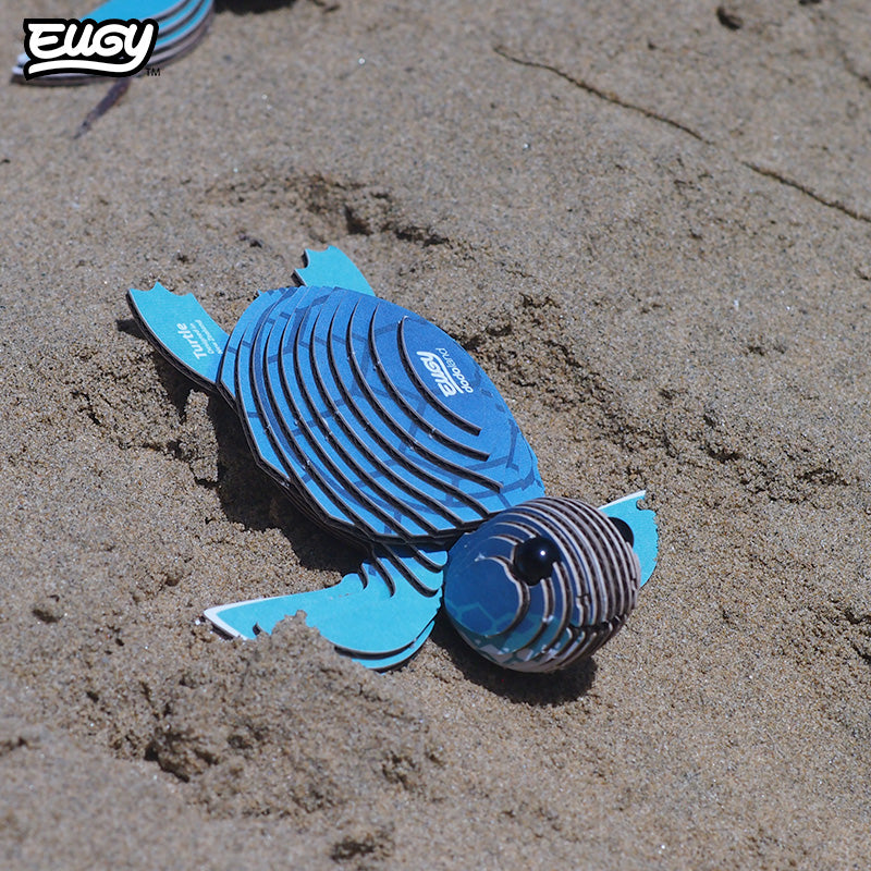Maquette 3D EUGY 038 Tortue de mer – mise en scène