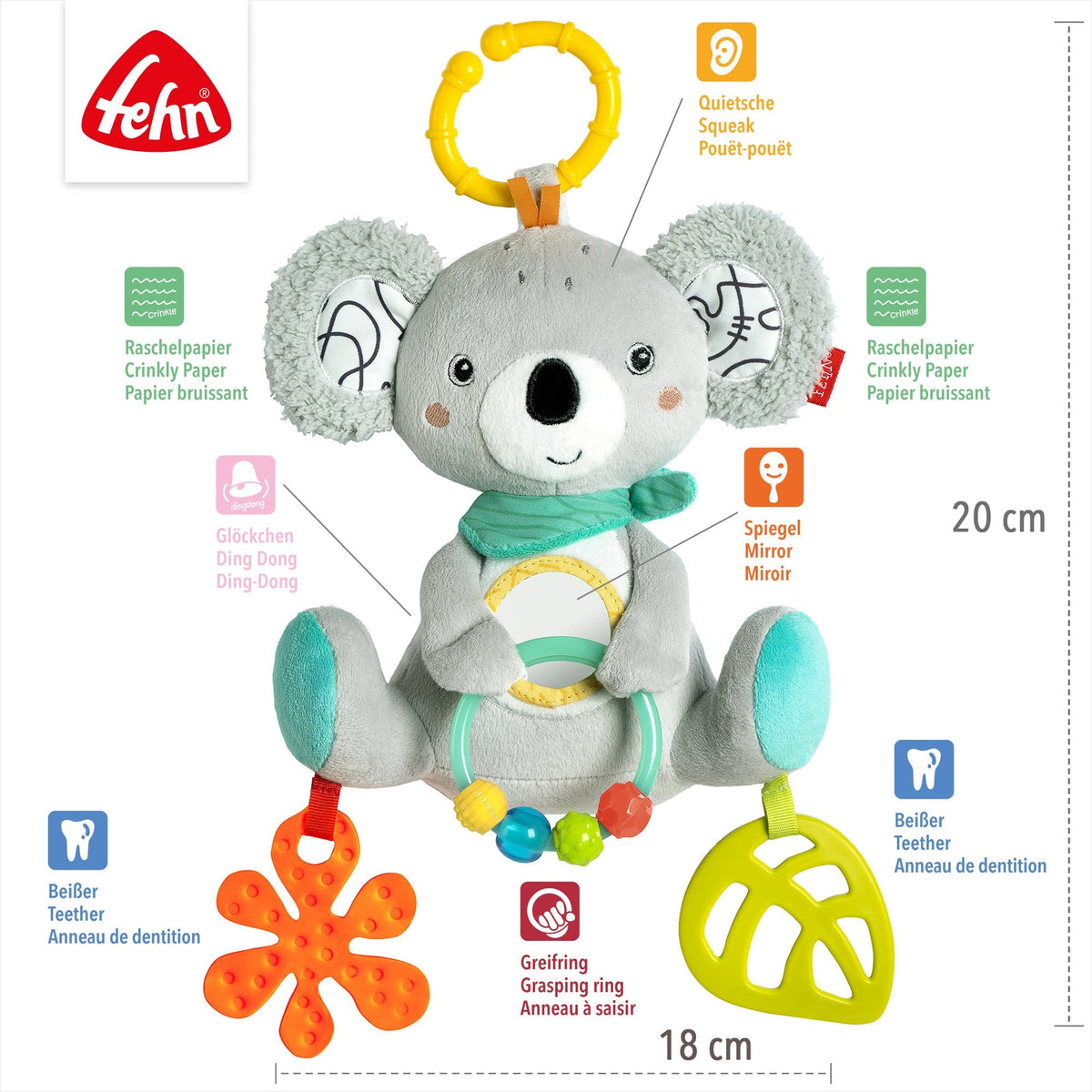 Jouet d’activités koala – DoBabyDoo