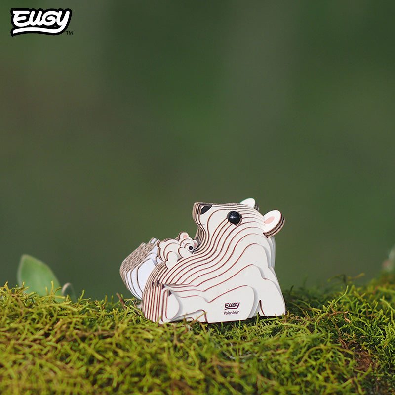 Maquette 3D EUGY 052 Ours polaire – mise en scène