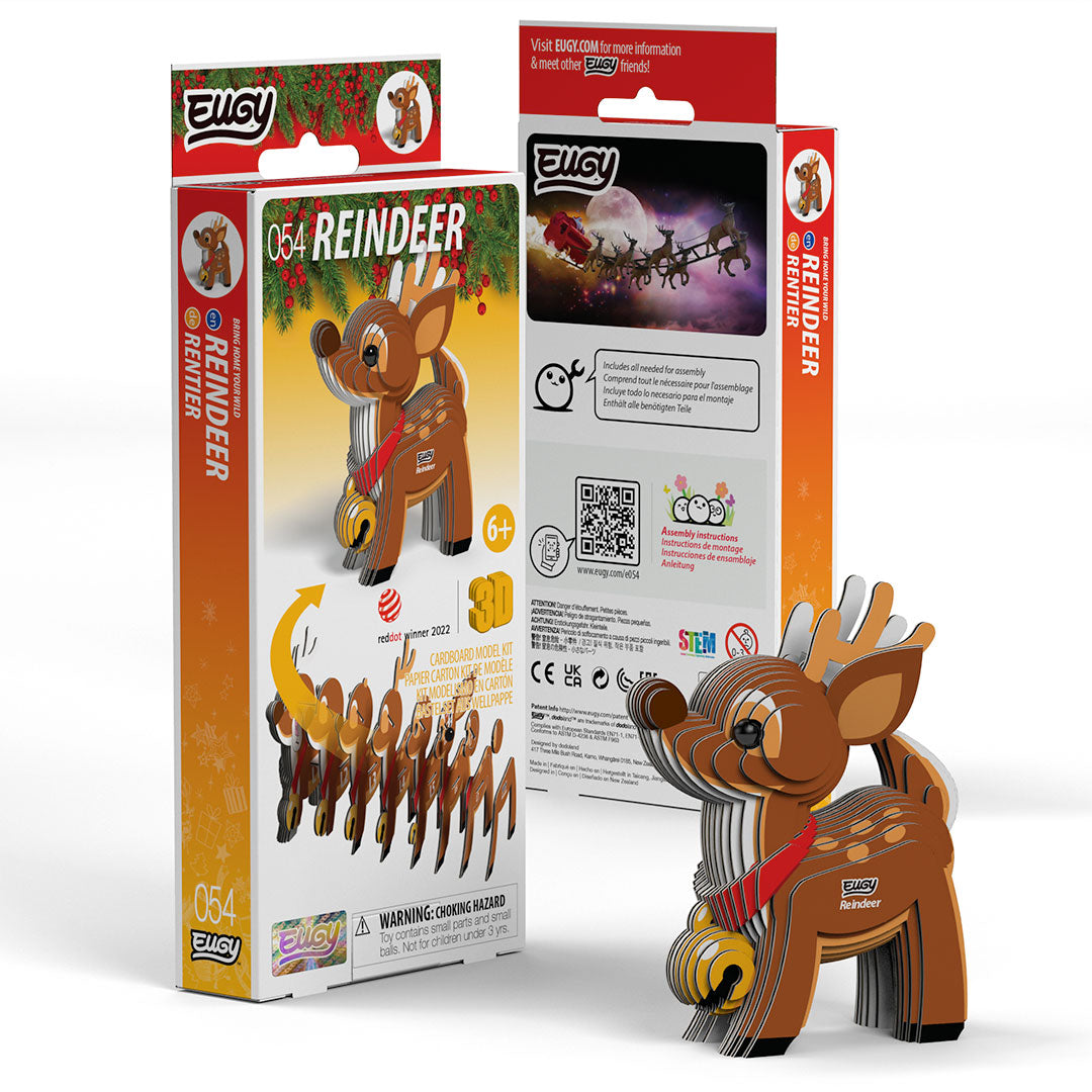 Maquette 3D EUGY 054 Renne de Noël – emballage