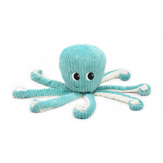 Ptipotos Plush Toy Mother and Baby Octopus - Aqua Blue