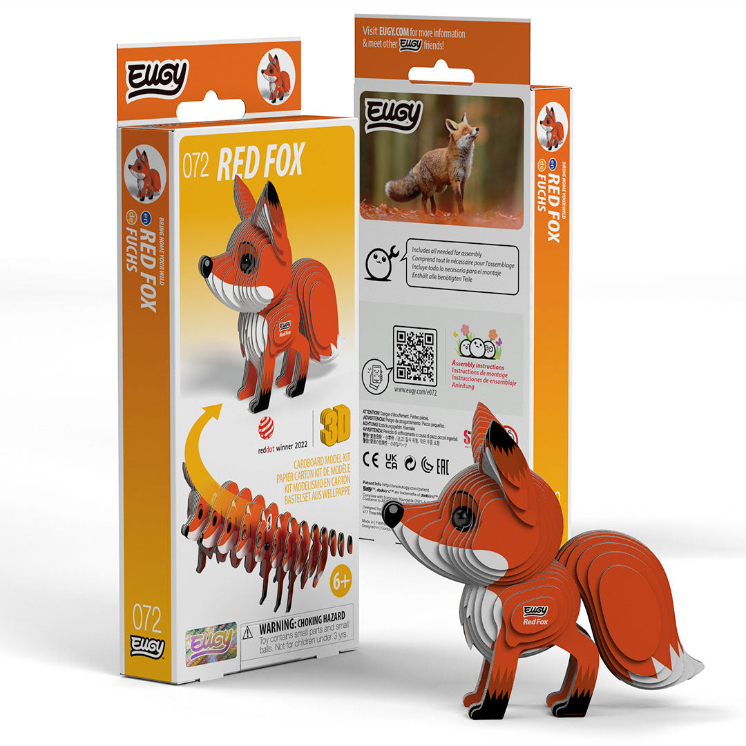 Maquette 3D EUGY 072 Renard roux – emballage