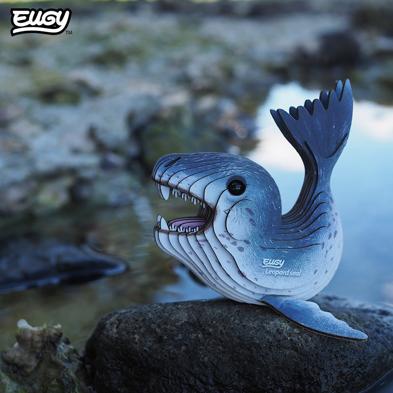 Maquette 3D EUGY 074 Léopard de mer – mise en scène