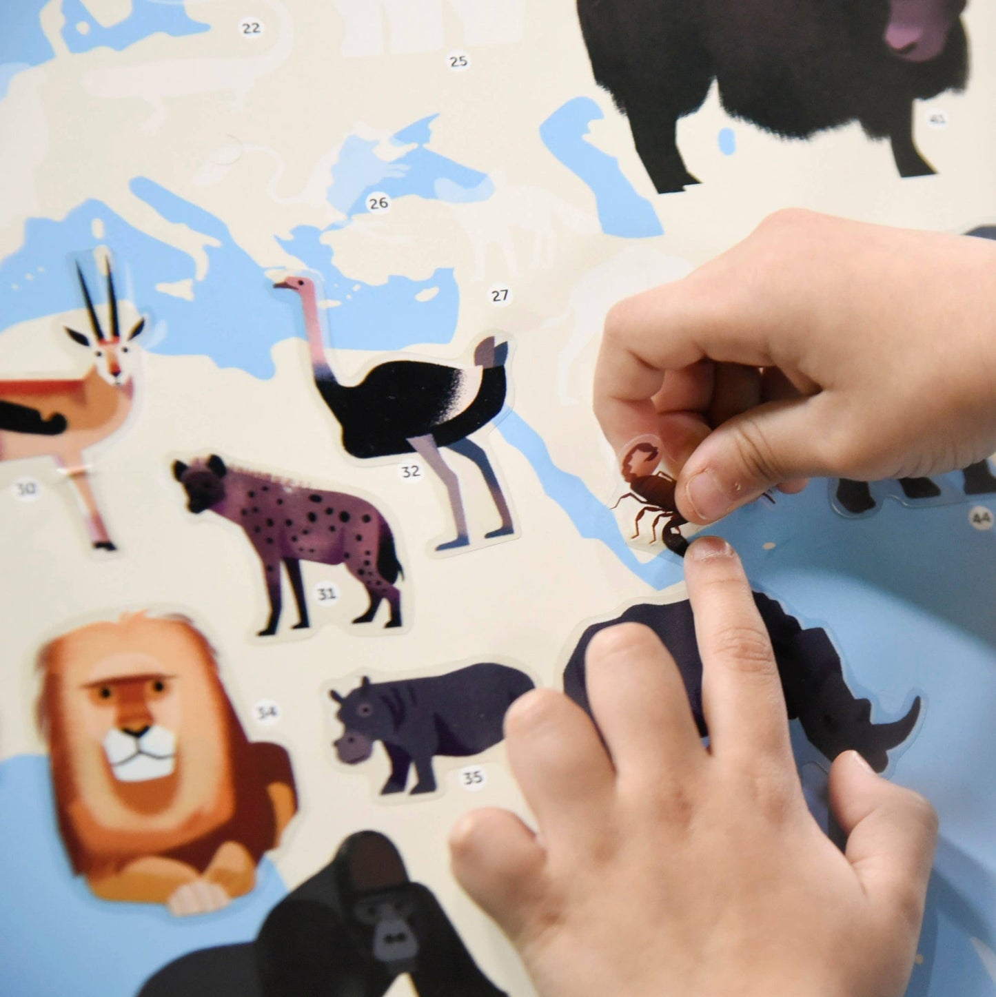 Animals of the World - Sticker Poster - Discovery 5+