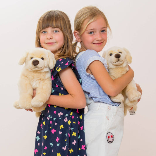 Sitting Golden Retriever Plush