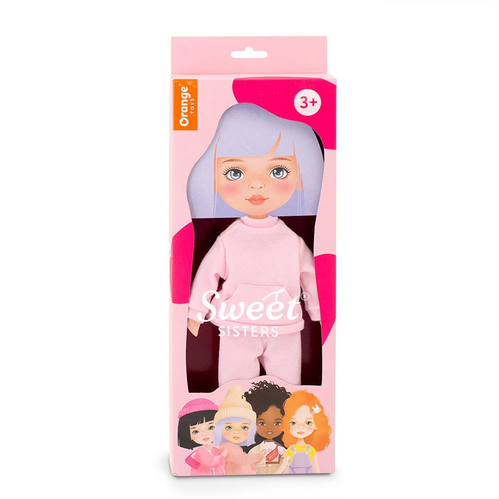 Clothing set: pink tracksuit, 28 cm