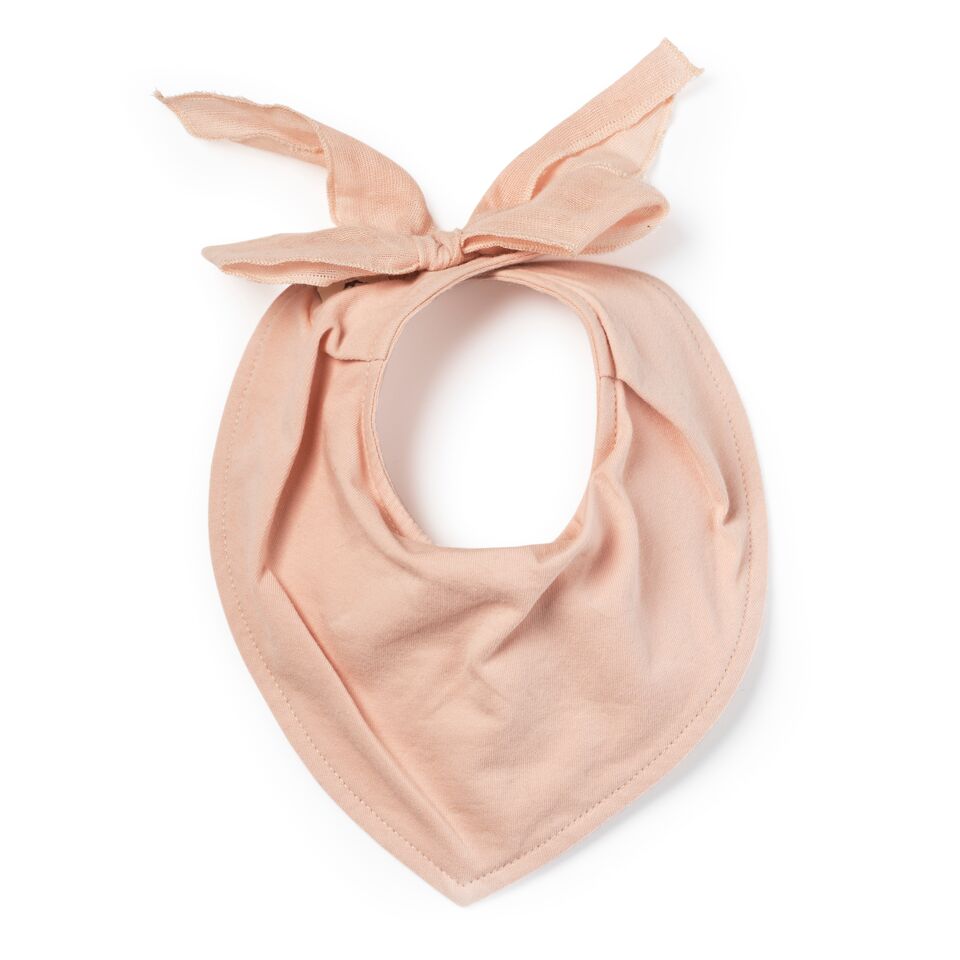 Bavoir Bandana Powder Pink Elodie Details