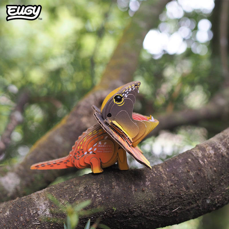 Maquette 3D EUGY 108 Lézard à collerette – mise en scène – photographie 2