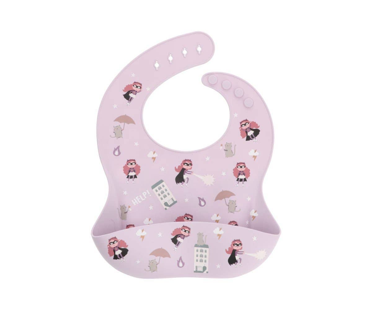 Bavoir en silicone Fille Fantastique