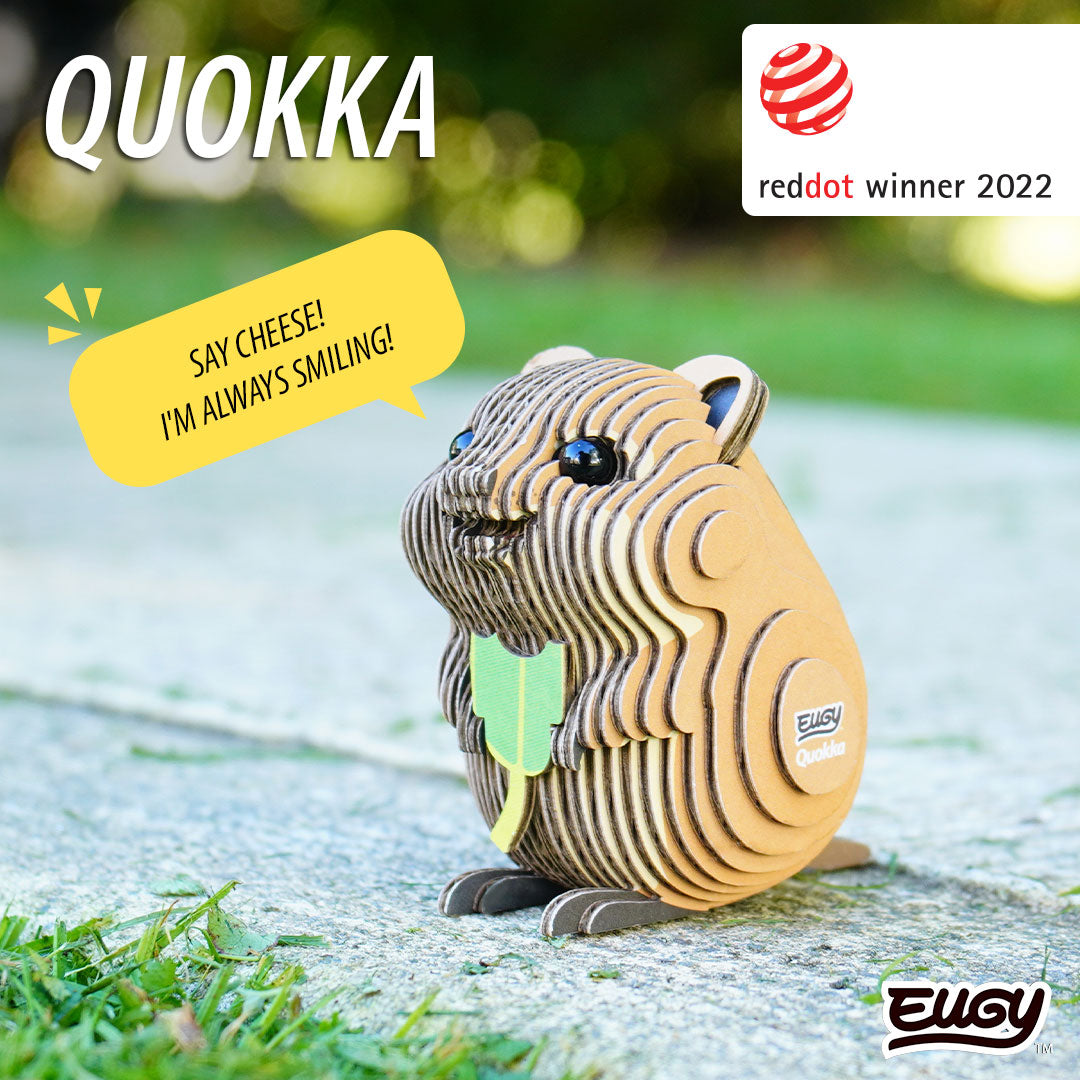 Maquette 3D EUGY 146 Quokka – visuel Red Dot Design Award