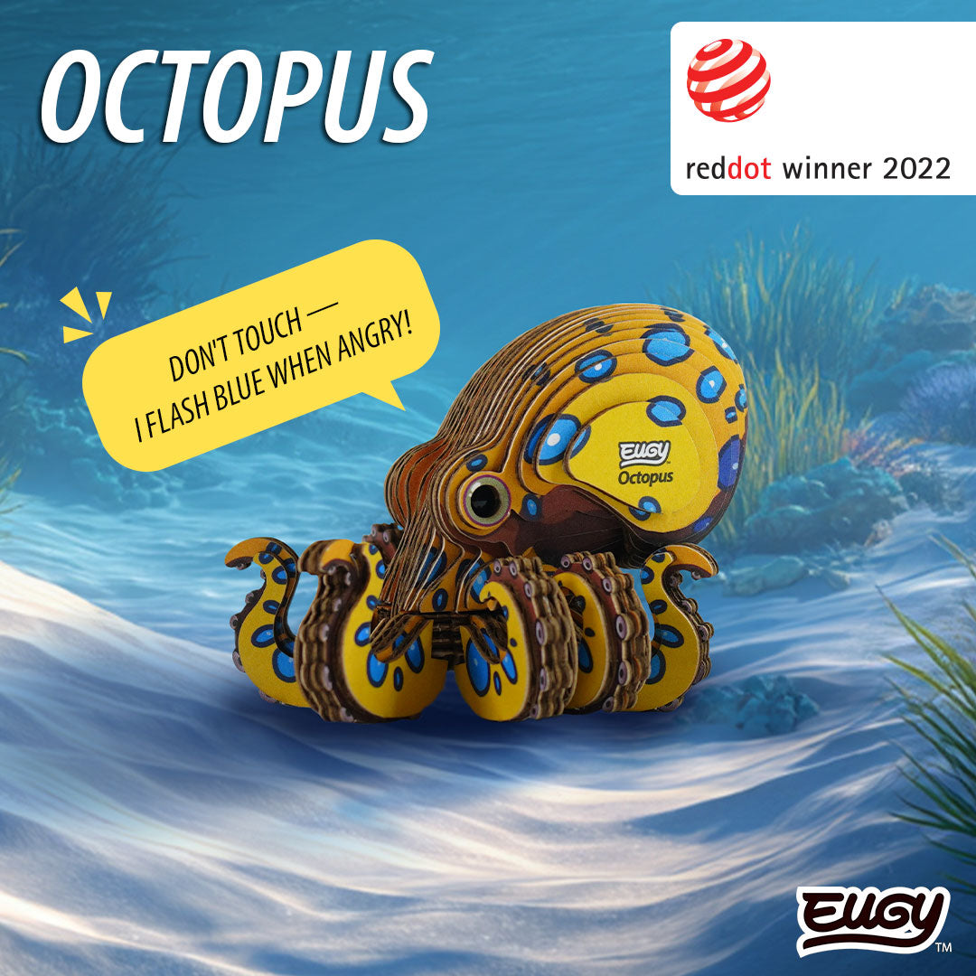 Maquette 3D EUGY 147 Poulpe – visuel Red Dot Design Award