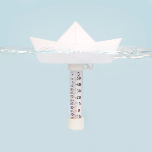 Paper Boat Poolthermometer