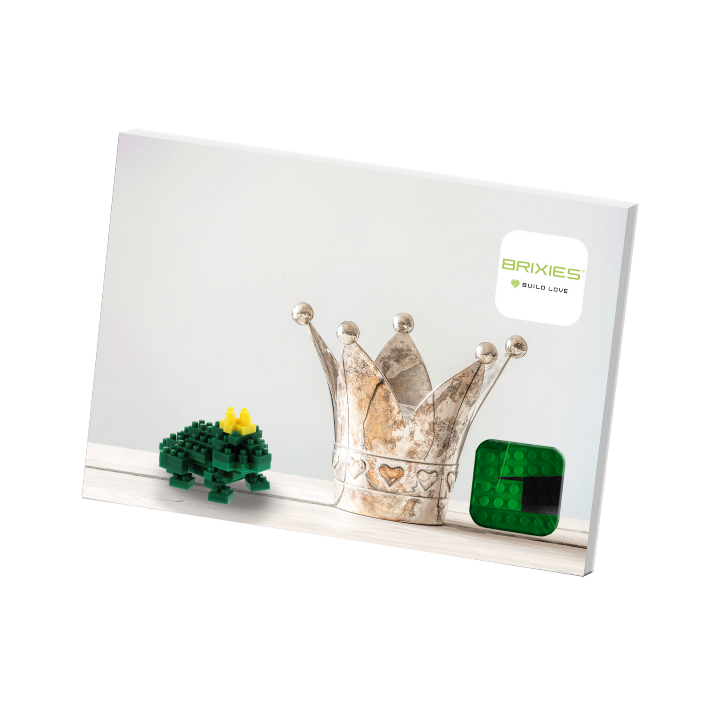 BRIXIES Frog King Postcard