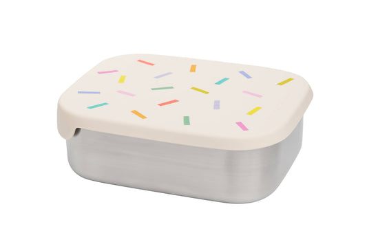 Stainless Steel Lunch Box with Compartments for Children
confetti