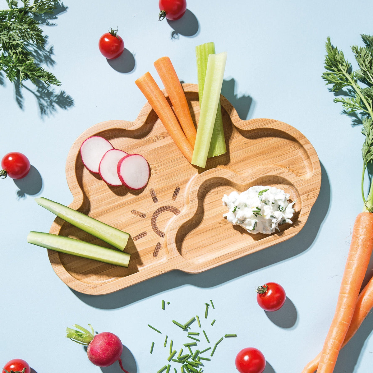 Assiette Bambou Nuage – vue produit 3