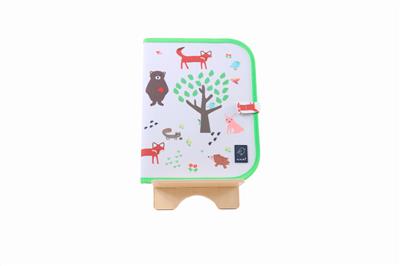 Jaq Jaq Bird: DOODLE IT & GO PLACEMAT FORÊT 20x20cm, effaçable, 3+