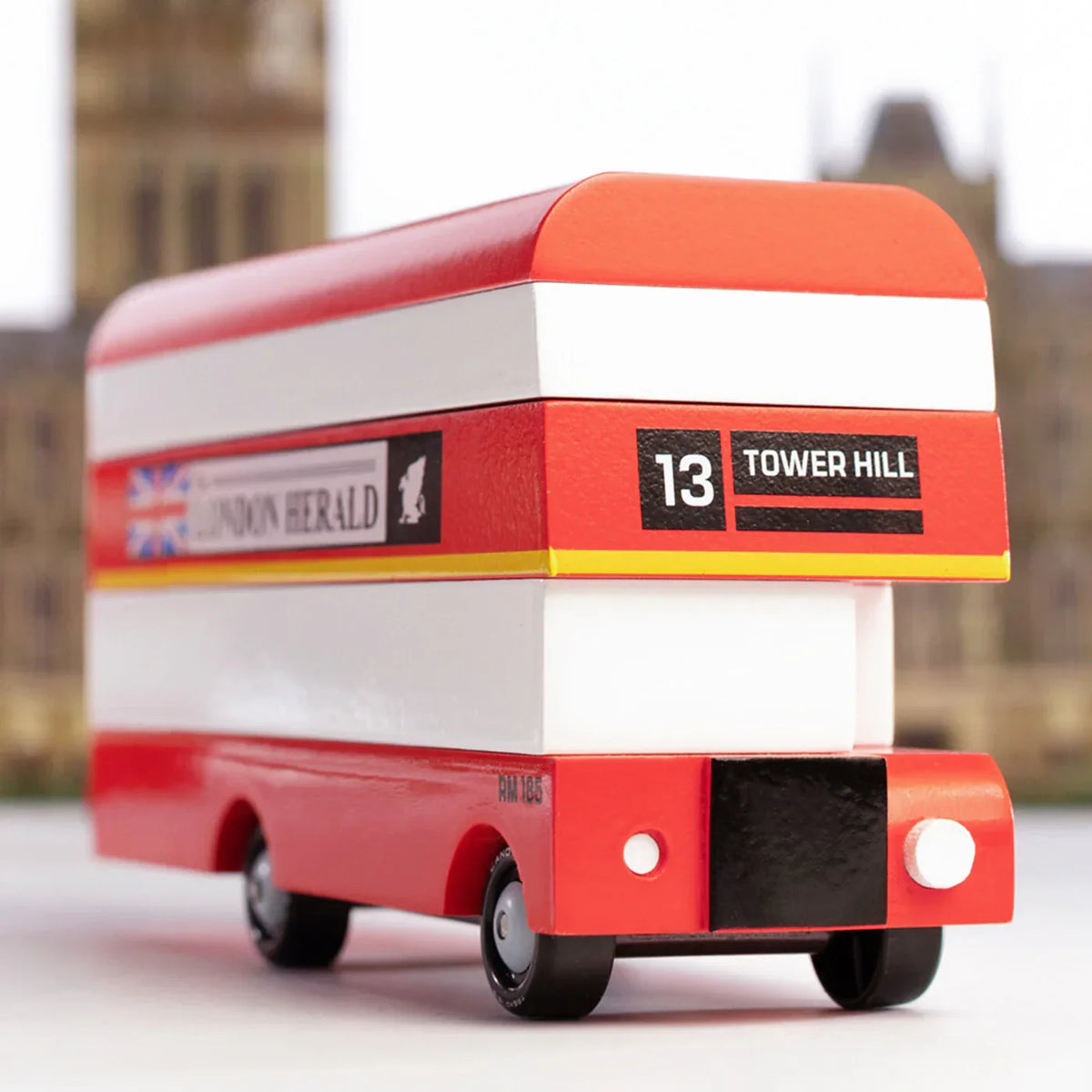 Bus Anglais en Bois Candycar World - The London Herald – vue produit 9