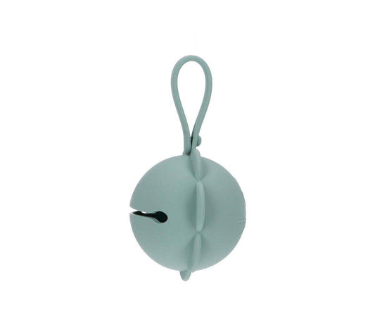 Porte-sucette en silicone Fleur sauge clair - vue 2
