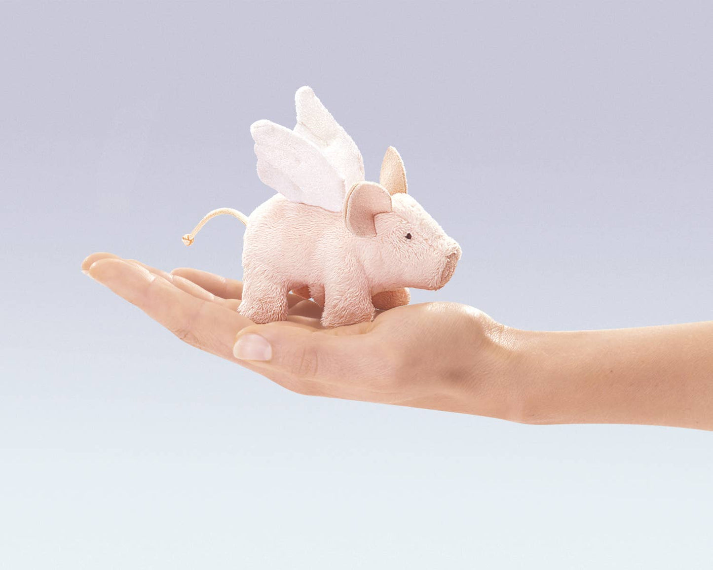 Mini Pig finger puppet with wings