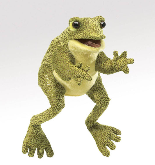 Marionnette à main Funny Frog 3033/ Grenouille drôle Folkmanis réaliste