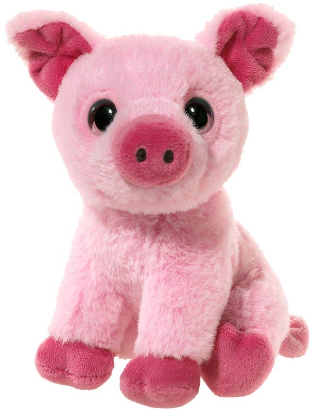 Peluche Misanimo Mini-Mi Cochon rose - 14 cm — Heunec