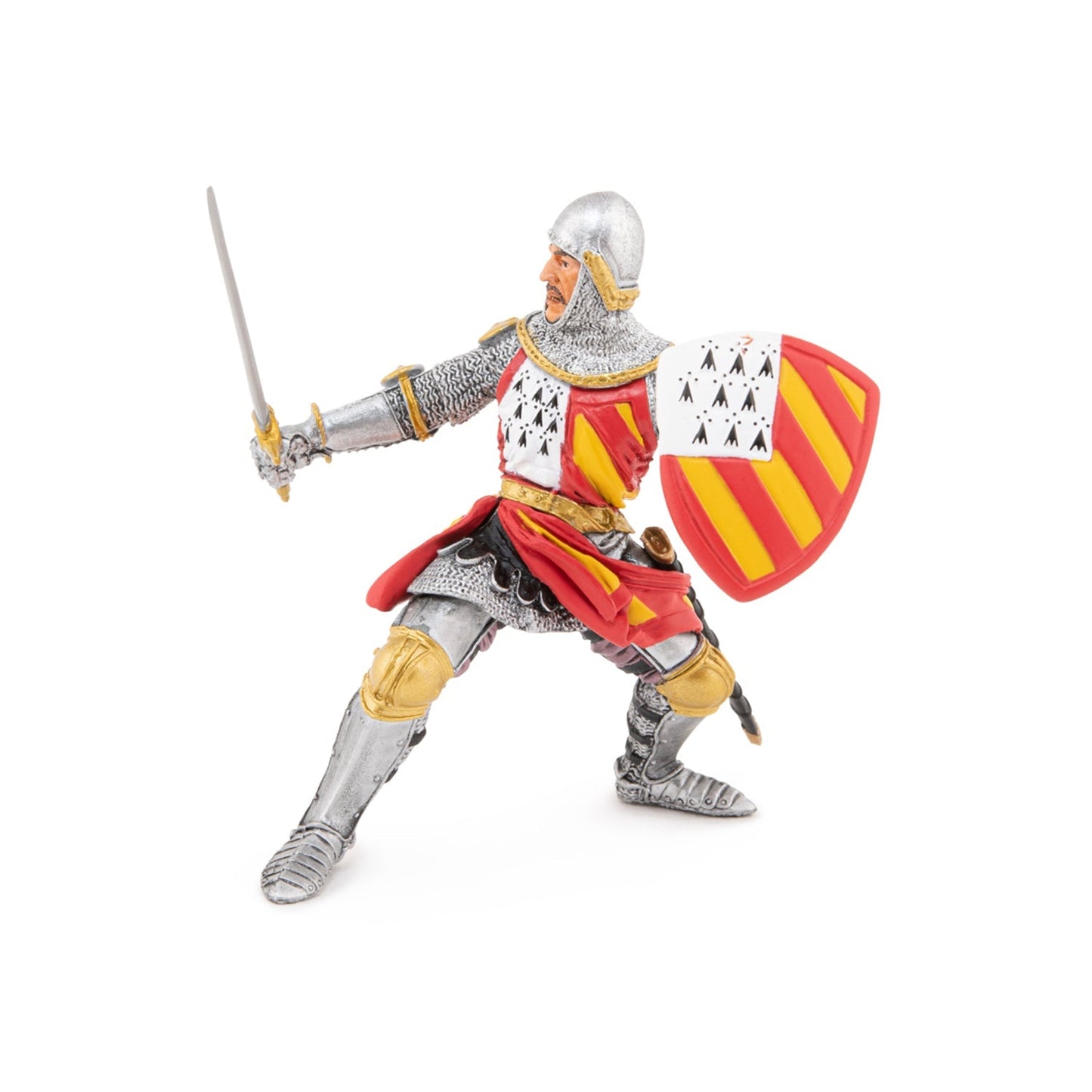 Figurine Chevalier au tournoi Papo - personnage médiéval