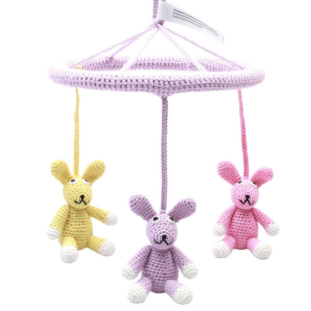 Mobile mit den Hasenschwestern