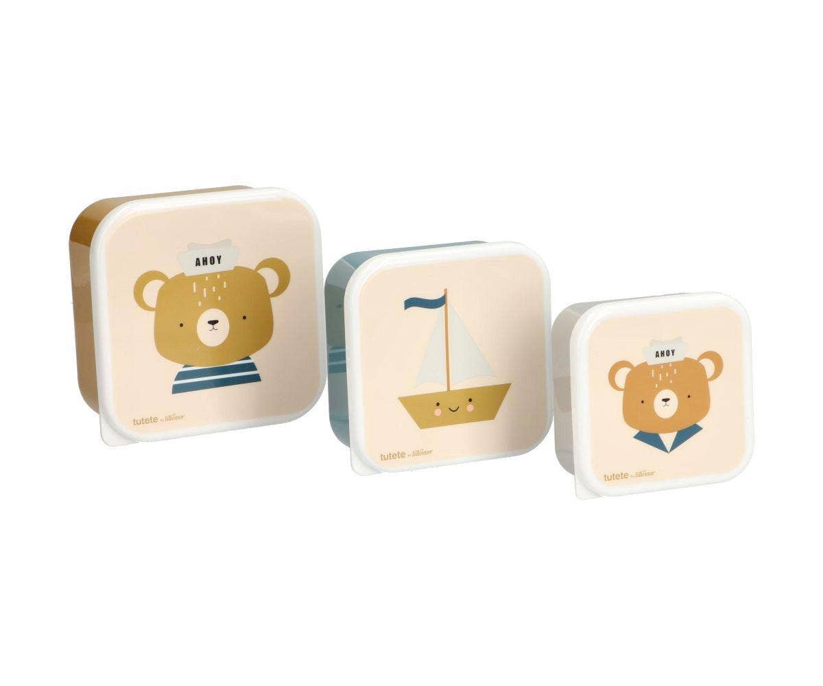 3 Boîtes à Déjeuner Ours Simon par Eef Lillemo