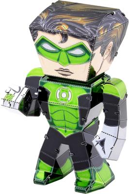 MetalEarth LEGENDS: JUSTICE LEAGUE/GREEN LANTERN, maquette 3D en métal avec 1 feuille multicolore, sur carte 12x17cm, 14+