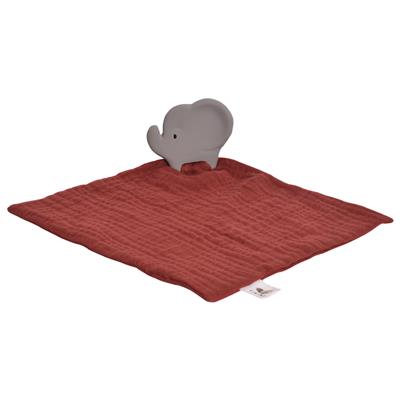 Doudou Safari Éléphant avec Anneau de Dentition – Tikiri