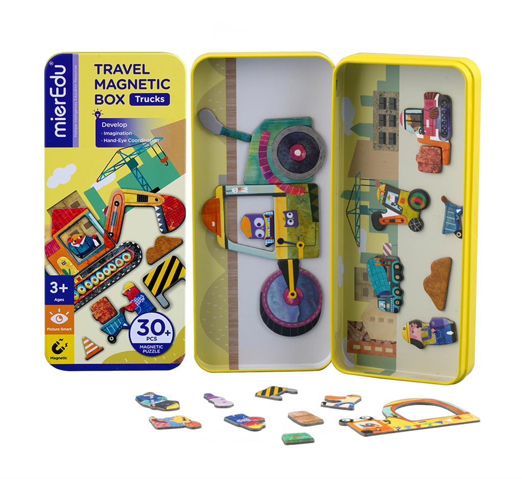 Boîte De Puzzle Magnétique - Camions – vue produit 10