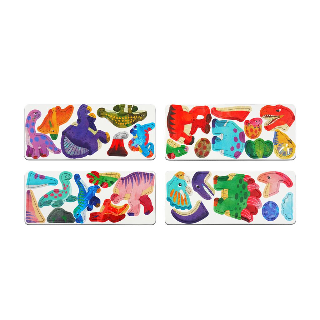 Boîte De Puzzle Magnétique - Le Pays des Dinosaures