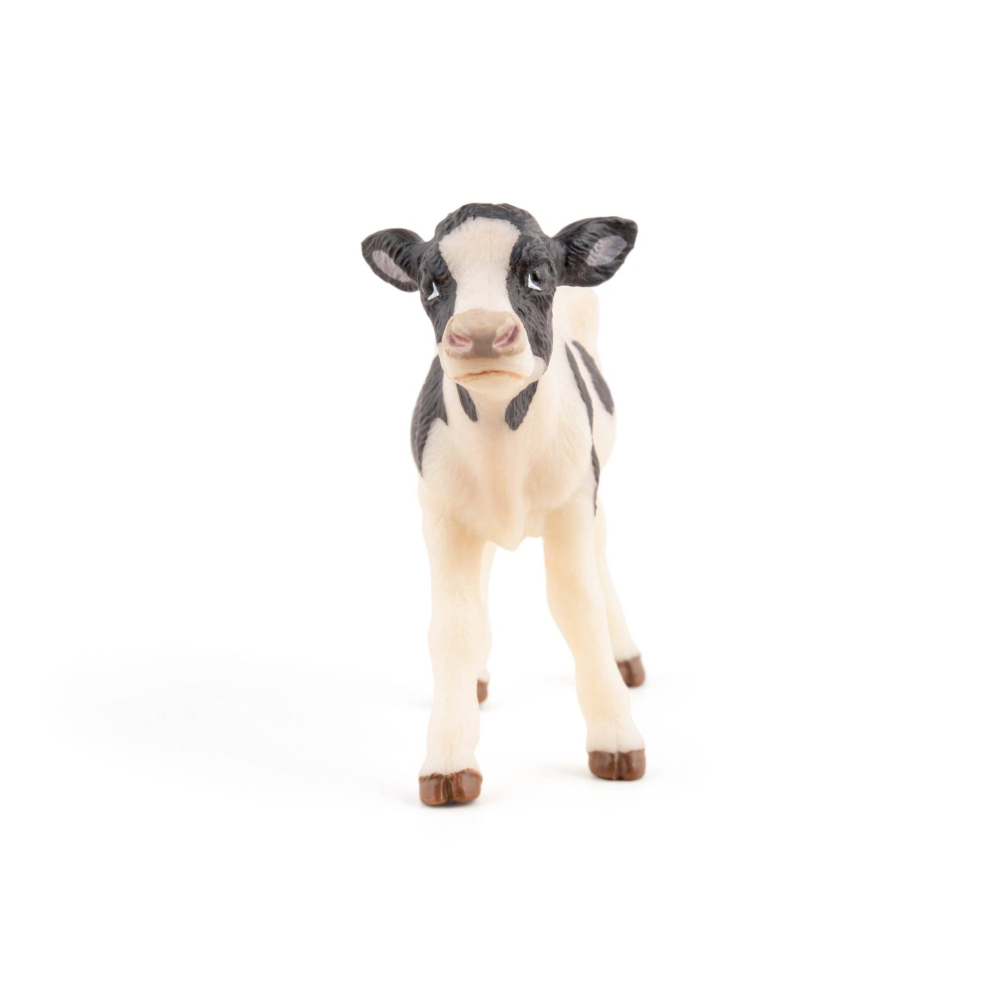 Figurine Veau noir et blanc Papo - animal de la ferme