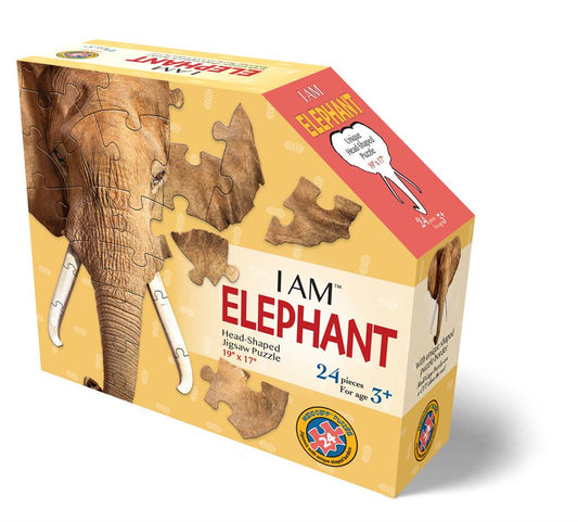 Boîte du puzzle Éléphant 24 pièces Madd Capp