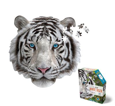 puzzle i am mini tigre blanc