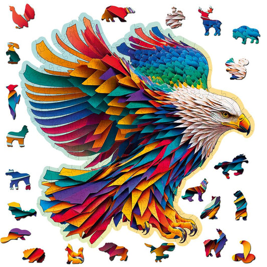 Puzzle en bois Aigle Brillant 250 pièces Wooden.City
