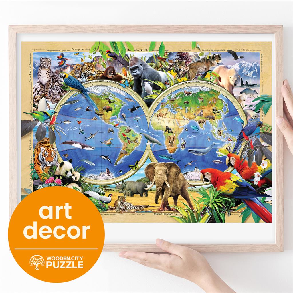 Puzzle - Carte du règne animal – vue produit 10