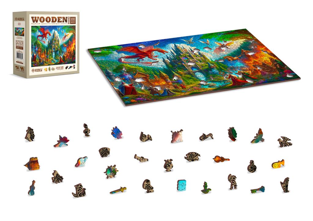 Puzzle Wooden.City Château fantastique 1010 pièces - emballage
