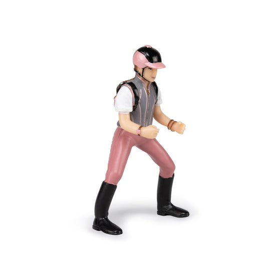 Figurine Jeune cavalière fashion Papo - cheval