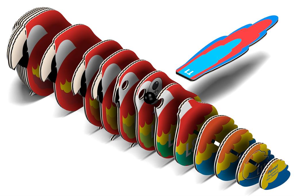 EUGY 3D - Papagei