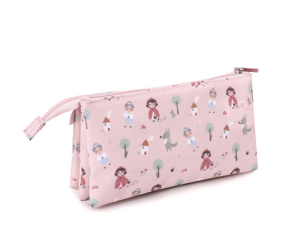 Trousse à Crayons 3 Compartiments Le Petit Chaperon Rouge