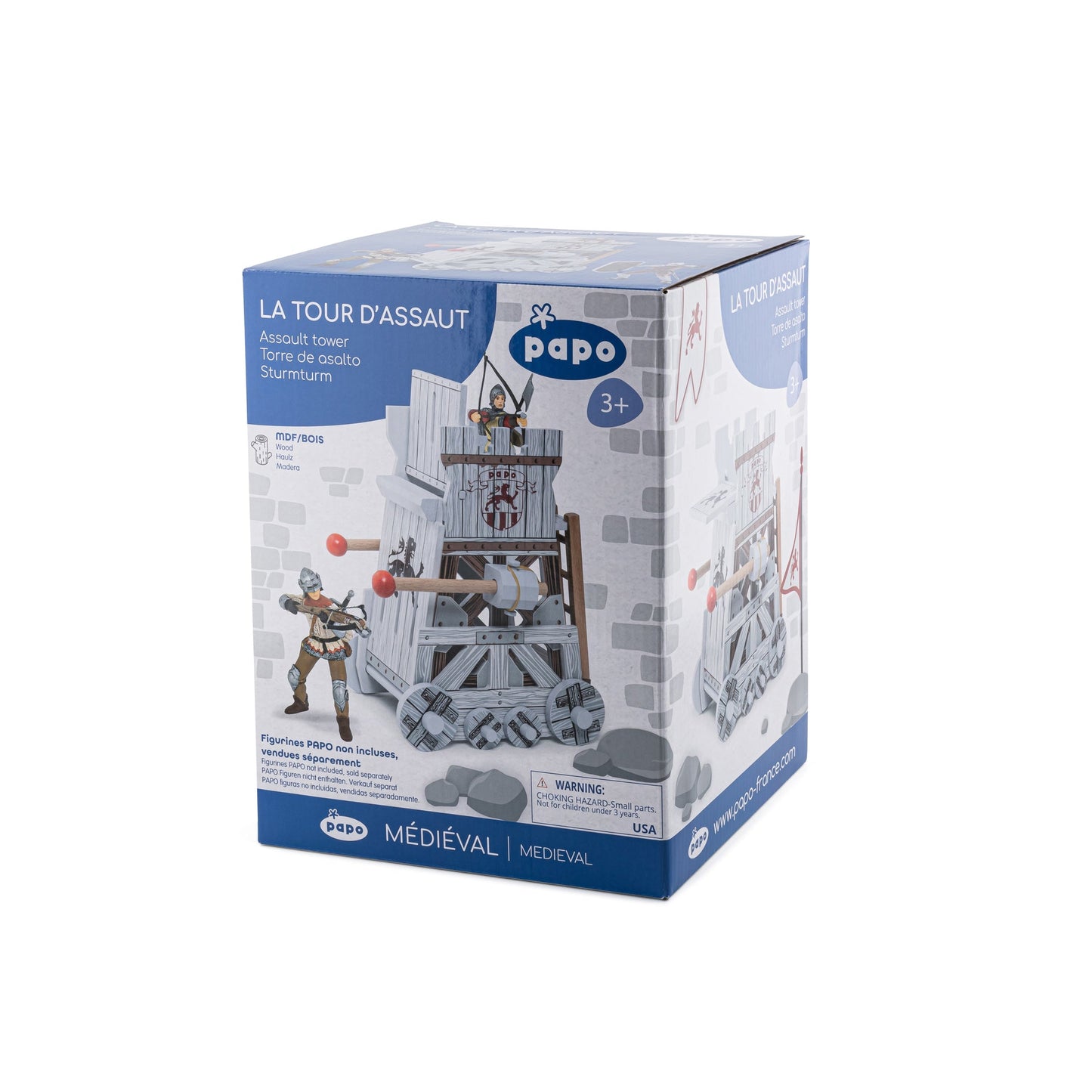 Tour d'assaut Papo - personnage médiéval