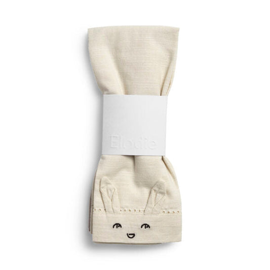 Set of 2 Vanilla White table towels