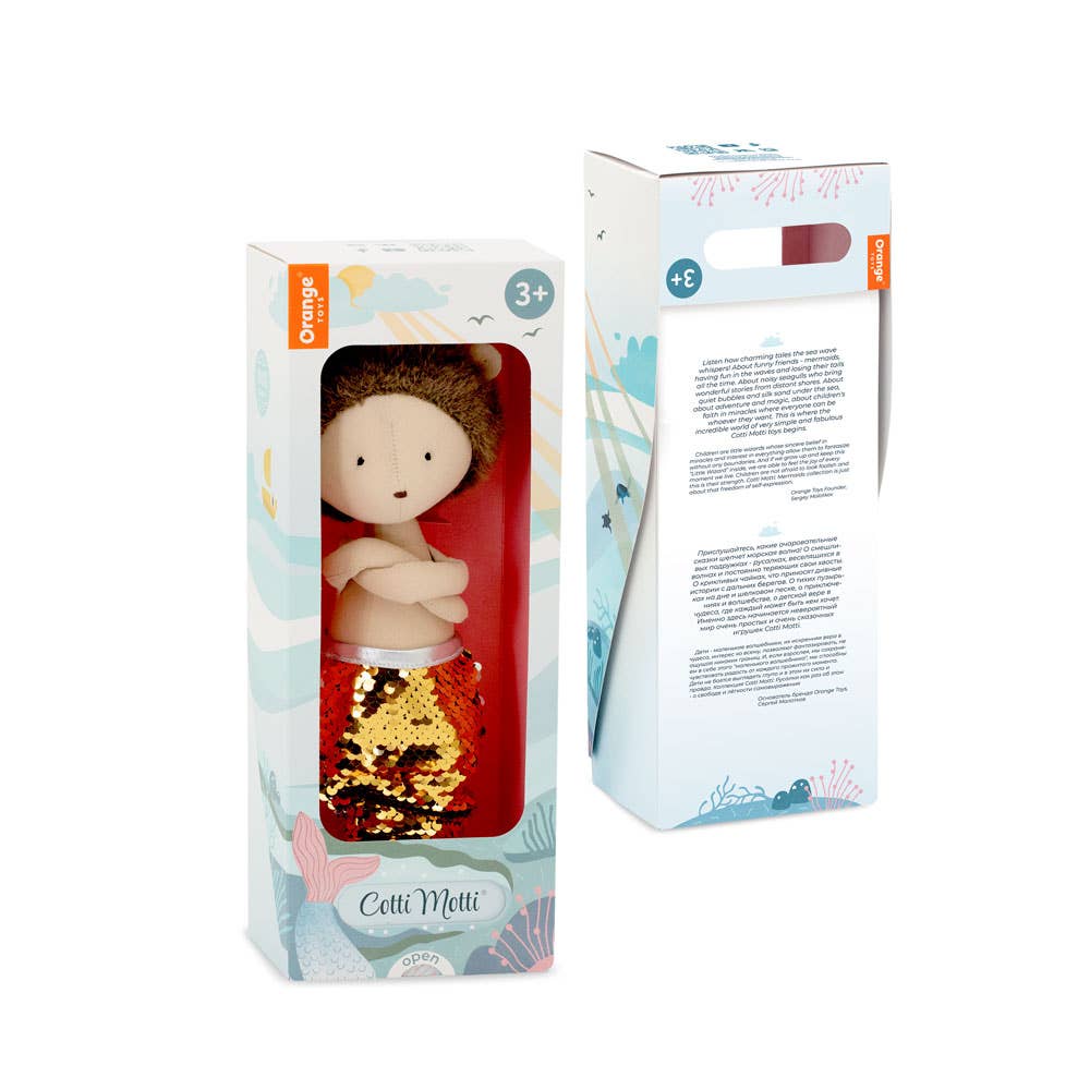 Cotton plush toy, Henry the Hedgehog: Mermaid - 29cm - 3+