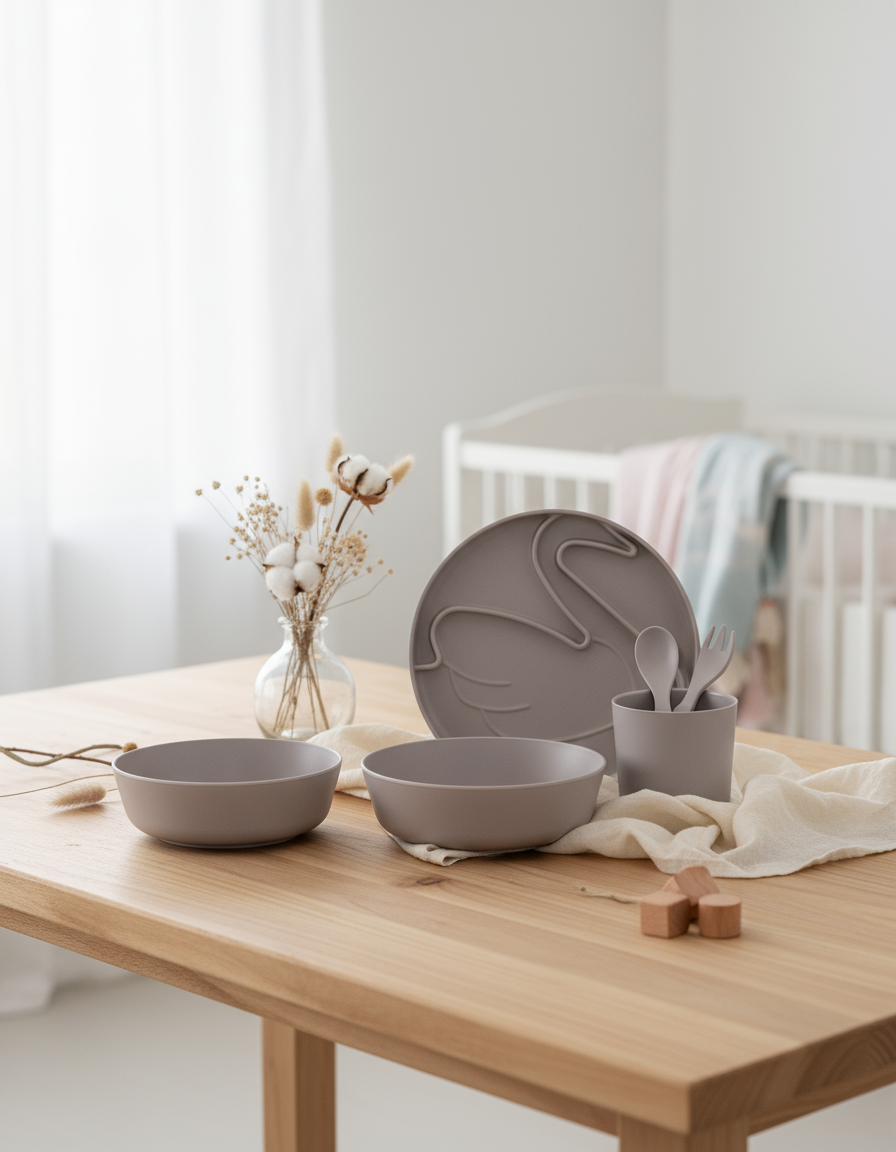 Swan Children's Tableware Kit