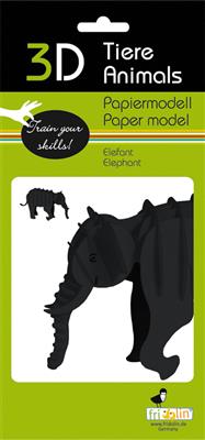 Modèle En Papier 3D - Éléphant – vue produit 2