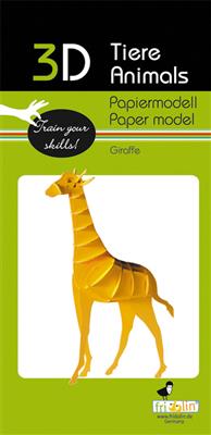 Modèle En Papier 3D - Girafe – vue produit 2