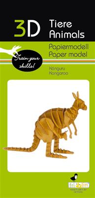 Modèle En Papier 3D - Kangourou – vue produit 2