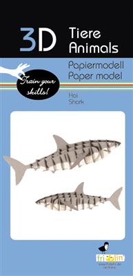 Modèle En Papier 3D - Requin – vue produit 2