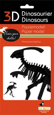 3D Paper Model - Parasaurolophus